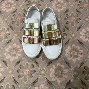 Salvatore Ferragamo White Nataly Sneaker